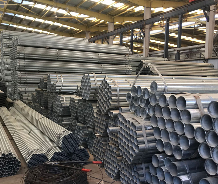 潮州q235b热镀锌带钢管